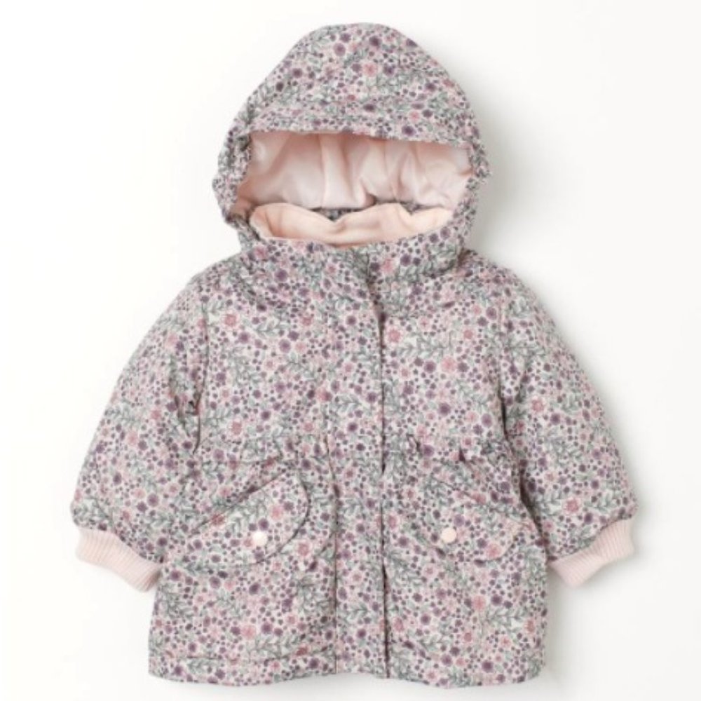 H&M toddler 2-3 Y floral Padded jacket NWT
